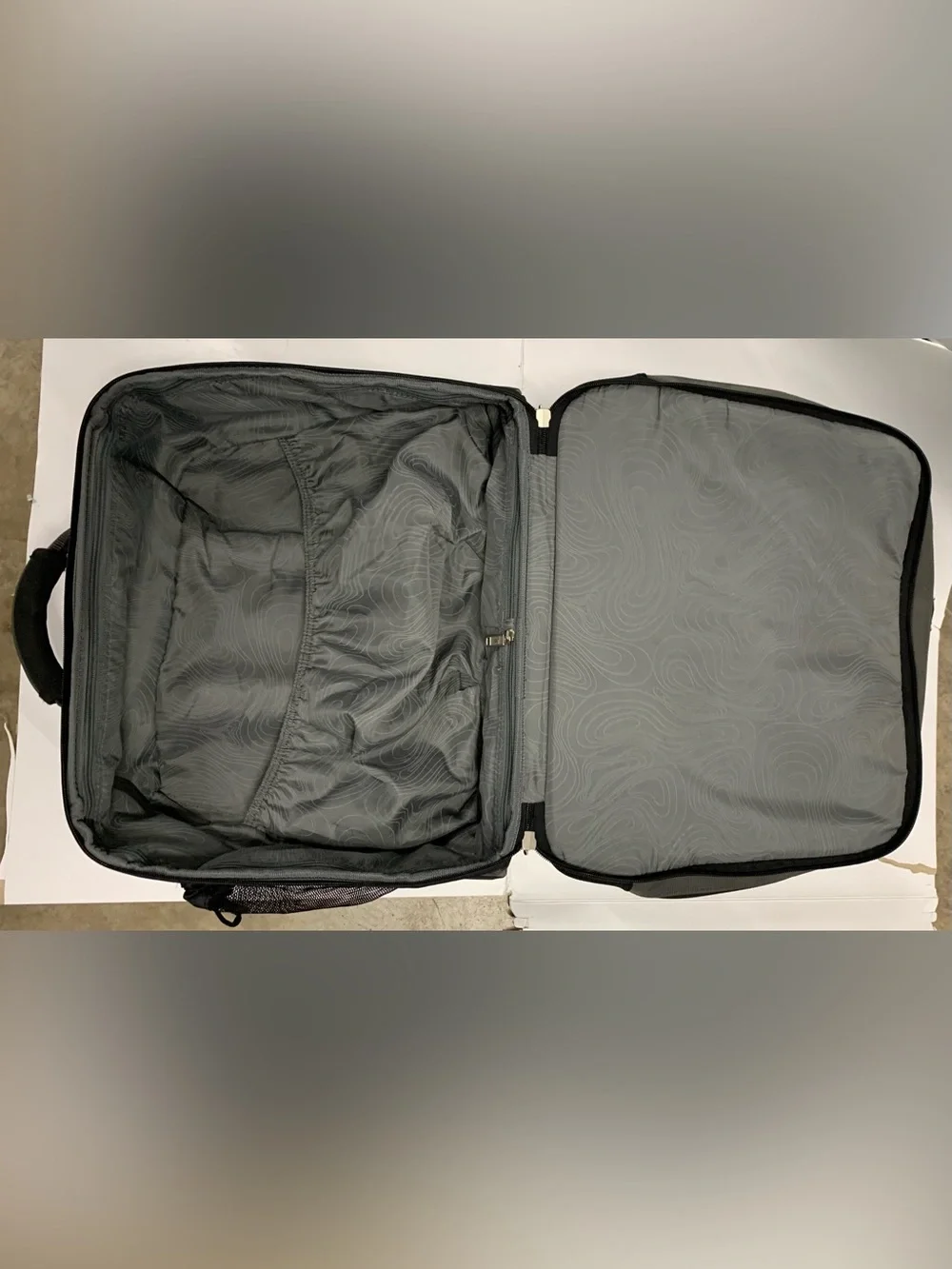 Men's Black and Olive Laptop Briefcase